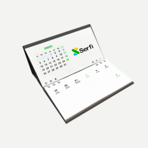 Calendarios planificador semanal de escritorio con base dura, 60 hojas papel bond, impresión full color , anillado doble ring de metal, contamos con plantilla de diseño para personalizar según su requerimiento.